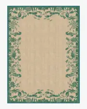 275' x 365' | Machine Washable Runner Rug | Kid & Pet Friendly | Indoor Rug | Ionia Emerald & Tan Outdoor Rug | Ruggable