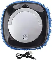 Automatic Floor Mopping Robot, Vacuum and Mop Cleanings Robot with Water Tank, Robot Vacuum and Mop Combo for Daily Cleanings (Argento)