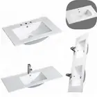 QLD 600 750 900 1200 1500mm Ceramic Porcelain Bathroom Vanity Basin Top Only