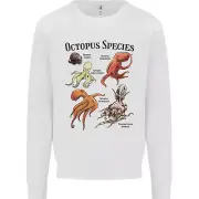 Octopus Species Sealife Scuba Diving Kids Sweatshirt Jumper