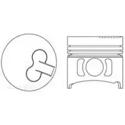 Austral Piston Set - P1184B STD