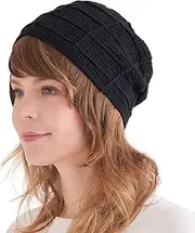 [CHARM] Mens Summer Beanie Cotton - Womens Crochet Slouch Cap Hand Made Chemo Hat