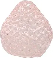 Strawberry Squeeze Toy Slow Rebound Toy for (Transparent Pink)