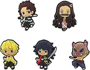 Anime Characters Kisatsutai Fridge Magnets - Kamado Tanjirou and Nezuko, 5 Piece Set