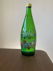 Takashi Murakami x Perrier Mint Glass Bottle 750ml - BRAND NEW STILL SEALED