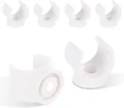 100 Pcs 3/4” PEX Pipe Clips, 20Mm Diameter White PVC Pipe Clamps, U Hook PEX Pip