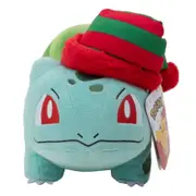 Pokemon Plush Seasonal Christmas 8" Bulbasaur with Hat