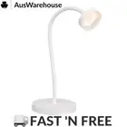 LED Desk Lamp Study Reading Table Light Adjustable Head Brilliant Jerico - White