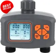 Sprinkler Timer Dual Outlet Automatic Waterproof Irrigation Controller with Rain