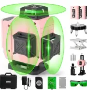 Laser Level - Paowafol Laser Level 360 Self Leveling with 150Ft Green Laser...