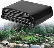 Fish Pond Liner Pools Membrane 4x6m 5x8m 6x10m 8x12m 10x15m Polythene Sheeting Damp Proof Lining Film, Durable Heavy Duty Pond Liner Underlay Tarp for Aquaculture Water Gardens(4x6m(13.1x19.7ft))