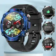 Mens Outdoor Sport Smartwatch Waterproof Bluetooth Call 450mAh