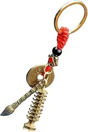 [TINEASUR] Money Keychain Key Ring Decor Keychain Metal Keychains Lucky Pendant Keychain Key Pendant Decor Bag Decoration Pendant Keychain Pendant Bag Keyring Bag Charms Pendant