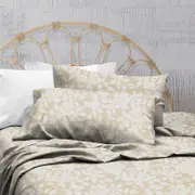3pc/4pc Odyssey Thermal Flannelette Sheet Set Printed Sloane Birch (Single, King)