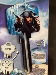 Disney Captain Jack Sparrow Kwikset KW1/KW10 keyblank - READ DETAILS BELOW