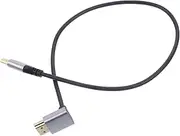 KICHOUSE 0.5M High Speed Video Cord Angled Connector Cable for Computers More Reduces Signal Loss Durable Construction Flexible for Tight Spaces