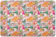 Butterfly Colorful Art Word Changing Pad Cover Waterproof Washable Pot Training Sheets Protector Breathable Bed Liners for Infant Toddlers, 52"L x 34"W