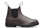 Blundstone 2116 Men's Brown Vegan Leather Elastic Sided Round Toe Chelsea Boots