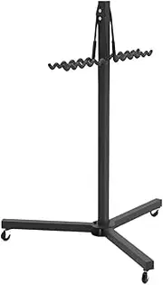 Tennis Racket Storage Rack with Wheel,Badminton Racket Display Rack,Can Store 10 Rackets,for Fitness Gym Schools,Bearing Capacity 15kg