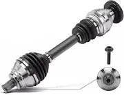 1x Front Driver CV Axle Shaft Assembly Compatible With TT RS Quattro 2012-2013 L5 2.5L