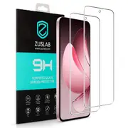 [2 Pack] ZUSLAB for OPPO Reno 13 F Screen Protector, Tempered Glass Ultra Clear HD Protection Film 9H Hardness - Clear