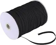 COHEALI Elastic Band for Clothes 6mm x 180m Roll Flat Elastic Ribbon for DIY Cuffs Clothing Accessories Trousers Shoelace