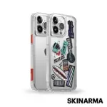 SKINARMA日本潮牌 IPHONE 14 PLUS SAIDO 低調風格四角防摔手機殼-透明