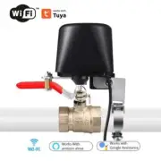 Tuya ZigBee WiFi Smart Water Gas Leakage Valve ON/OFF Auto Control Countdown Tim