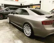 Black Gloss Side skirts addons / diffusers diffusers Underskirts For Audi RS5