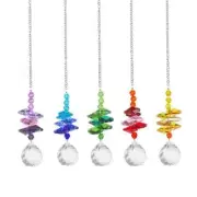 Crystal Wind Chime Light Catching Pendant