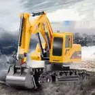 RC Vehicle Toy 1:24 Truck Crane Electric RTR Kid Gift Mini Bulldozer Excavator