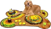 Dog Sniff Mat - Interactive Dog Puzzle Mat Slow Feeder | Puppy Enrichment Soft Pet Foraging Feeding Toy for Puppy, Rabbits, Guinea Pigs