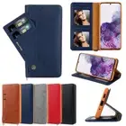 Leather Case For Samsung S24 S23FE S22 S8 S9 S10 Note 20 10 9 8Card Wallet Cover