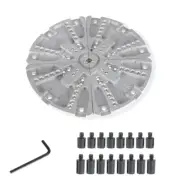 8-1/4" Jumbo Jaws Set Wood Lathe Chucks Turn Bowls Plates W/Hex Key and Grips