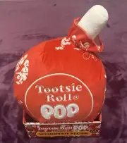 Tootsie Roll Pop Weighted Pillow Plush Cherry Red Valentines Gift