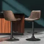 Artiss Bar Stools Stool Set of 2 Kitchen Counter Barstools Dining Chair Leath...