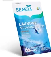 Seaera Laundry Detergent Sheets Liquidless Technology (60 Loads) 30 Sheets