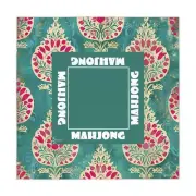 Blue & Pink Mahjong Tablecloth, Transform Your Table in Style