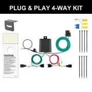 CURT 2021-2025 Acura TLX All Custom Wiring Harness, 4-Way Flat Output