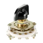 2P5T 2 Pole 5 Position 1 Deck Band Channel Rotary Switch Selector Knob