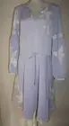 Tory Burch Sadie Embroidered Peasant Dress in French Lavender size 4 NWT