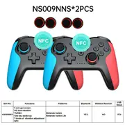 2PCS Bluetooth 2.4G Wireless Controller For Nintendo Switch Pro PC TV Box Smart Phone Tablet PS3 Tesla Shock Joystick Gamepad No Box 2PC NS009NNS br