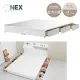 【NEX】純白色抽屜床底/床架 標準雙人5*6.2尺 大六格抽屜(收納式床架/床底)