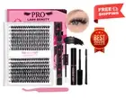 DIY Lash Extension Kit 280Pcs Lash Clusters Eyelash Extension Lash Bond