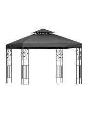 [Instahut] Gazebo Marquee Outdoor Event Tent Home Iron Art Shade 3x3m in Grey
