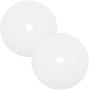 BIUDECO 2Pcs Silicone Dehydrator Sheets Non Stick Food Dryer Liner Pads for Fruits Vegetables Round Mats Dehydrator Accessories for Home Use