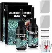 2025 Upgrade Windshield Crack Repair Kit,New Cracks Gone Glass Repair,Premium Glass Repair,Liquid Windshield Repair Kit For Chips And Cracks,Quick Fix Windshield & Glass Repair Tools(2 Set)