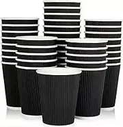 TooToo Disposable Coffee Cups Bulk Takeaway Paper Triple Wall Take Away 8oz/120z/160z (200, 16oz)
