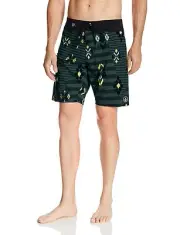 VOLCOM RANDO MOD BOARD SHORTS SWIM TRUNKS BOTTOMS JUNGLE GREEN SZ 30 NEW! $60