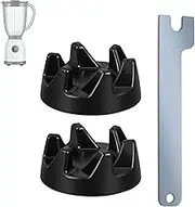 Blender Coupler Kit ? Mixer Replacement Parts, Drive Socket | 9704230 Black Coupling Set with Wrench Tool, Blender Accessories for Motor Base Repair, Compatible with Multiple Brands